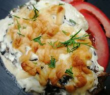 Куриное филе с грибами