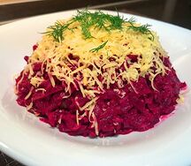 Салат Свекла с сыром