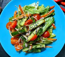 Свежий овощной с кинзой