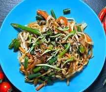 Удон с овощами