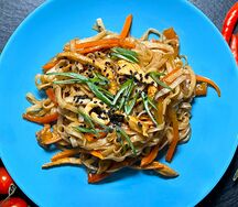 Удон с курицей