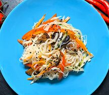 Фунчоза с овощами