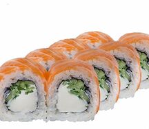 Ролл Филадельфия с огурцом