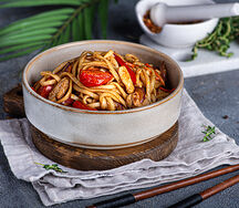 Wok с креветками