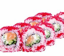 Ролл Калифорния с лососем