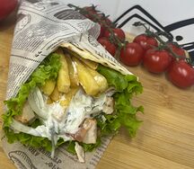 Греческий гирос со свининой