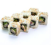 Ролл Острый с окунем