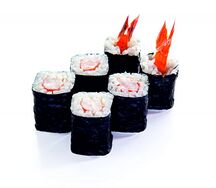 Ролл с креветкой и сыром