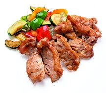 Куриное филе с овощами