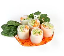 Спринг-ролл с креветкой