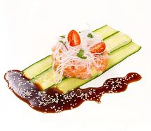 Тартар из лосося