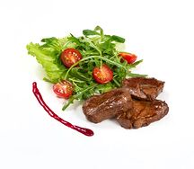 Говядина со свежими овощами