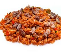 Тяхан с курицей