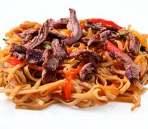 Удон с говядиной