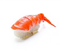 Суши с креветкой