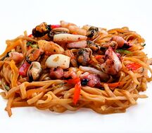 Удон с морепродуктами