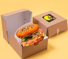 Sushi-Burger Лосось с крабом