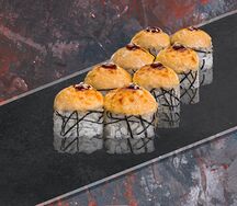 Запеченный ролл с курицей сырный №54