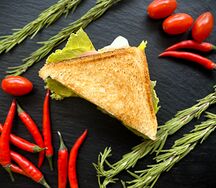 Сэндвич с ветчиной и сыром