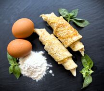 Блины с карамелью