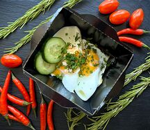 Глазунья из двух яиц