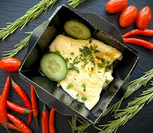 Омлет с зеленью