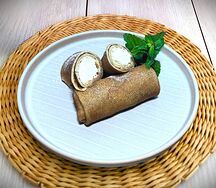 Блины с творогом