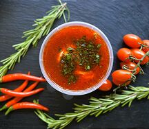 Борщ с курицей