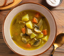 Суп грибной