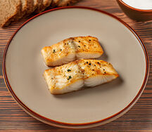 Пикша кусковая, жареная