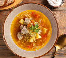 Щи со свининой