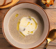 Суп-пюре Грибной с гренками