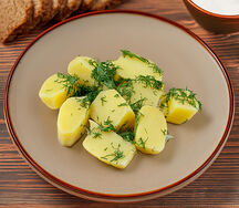 Картофель отварной с зеленью