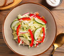 Пекинская капуста с болгарским перцем