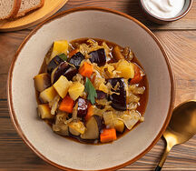 Овощное рагу с фаршем