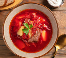 Борщ с говядиной