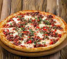 С говяжьим фаршем