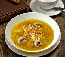 Грибная лапша