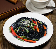 Макароны чёрные