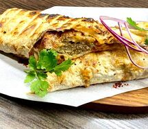 Люля-кебаб из курицы в лаваше