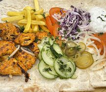 Свинина на тарелке