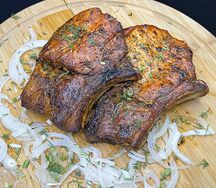 Шашлык из корейки свинины