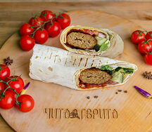 Люля-кебаб из курицы в лаваше