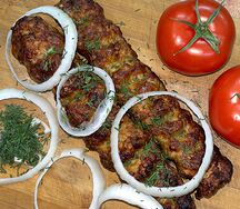 Люля-кебаб в лаваше