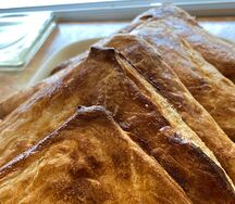 Хачапури в слоеном тесте