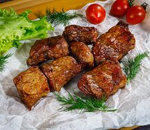 Шашлык из cвинoй шейки