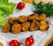 Грибы на мангале