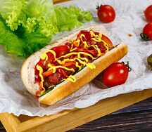 Хот-дог в багете