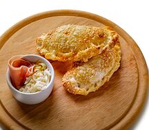 Мини-кальцоне с курицей