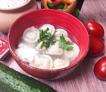 Пельмени домашние со свининой